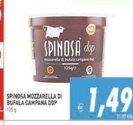 Iperfamily Spinosa Mozzarella di bufala offerta