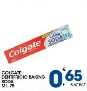 Sigma Colgate Dentifricio Baking Soda 75 Ml offerta