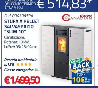 Eurobrico Stufa a pellet offerta