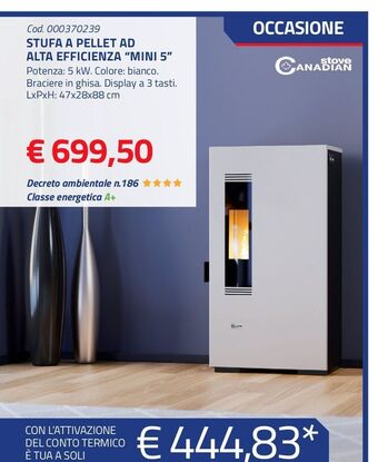 Eurobrico Stufa a pellet offerta