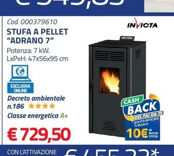 Eurobrico Stufa a pellet offerta
