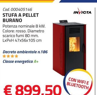 Eurobrico Stufa a pellet offerta