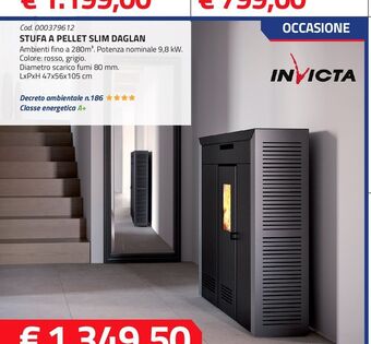 Eurobrico Stufa a pellet offerta