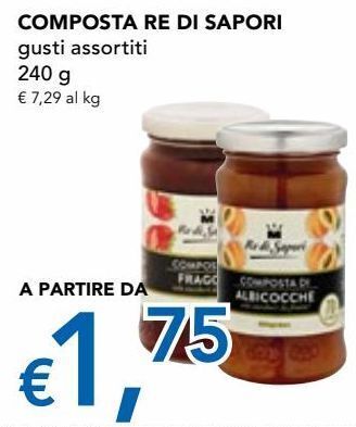 Composta re di sapori gusti assortiti
