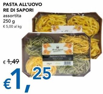 Pasta all'uovo re di sapori assortita