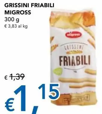 Migross Superstore Grissini friabili migross offerta