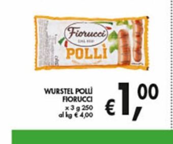 Supermercato Coal Wurstel polli fiorucci offerta