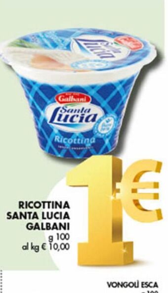 Supermercato Coal Ricottina santa lucia galbani offerta