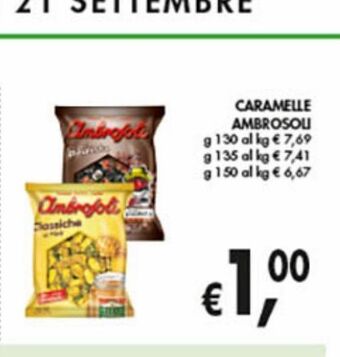 Supermercato Coal Caramelle ambrosoli offerta