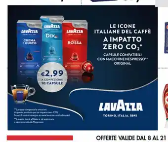 Supermercato Coal Caffè lavazza 10 capsule offerta