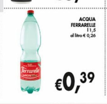 Supermercato Coal Acqua ferrarelle l 1.5 offerta