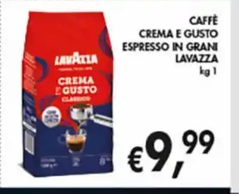 Supermercato Coal Caffè crema e gusto espresso in grani lavazza offerta