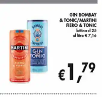 Supermercato Coal Gin bombay & tonic / martini fiero & tonic offerta