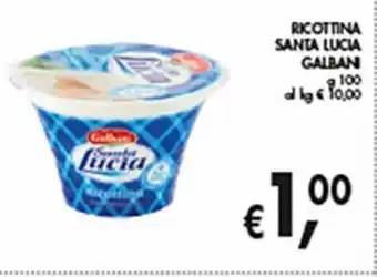 Supermercato Coal Ricottina santa lucia galbani offerta