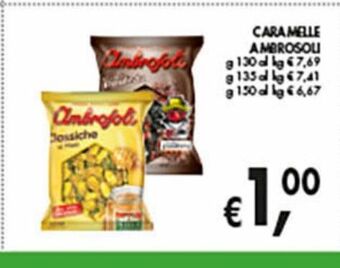 Supermercato Coal Caramelle ambrosoli offerta