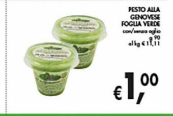 Supermercato Coal Pesto alla genovese foglia verde offerta