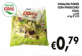 Insalata poker con finocchio coal g 200