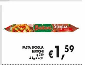Supermercato Coal Pasta sfoglia buitoni g 230 offerta