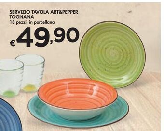 Bennet Servizio tavola art&pepper tognana offerta