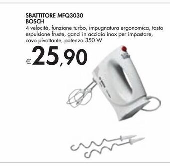 Bennet Sbattitore mfq3030 bosch offerta