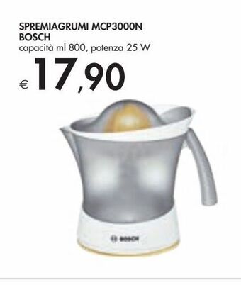 Bennet Spremiagrumi mcp3000n bosch offerta