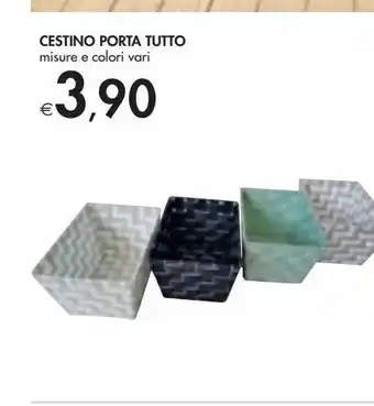 Bennet Cestino porta tutto offerta