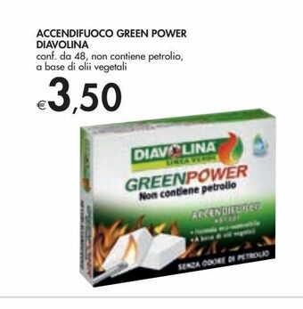 Bennet Accendifuoco green power diavolina offerta