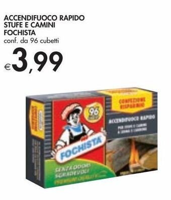 Bennet Accendifuoco rapido stufe e camini fochista offerta