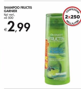 Bennet Shampoo fructis garnier offerta
