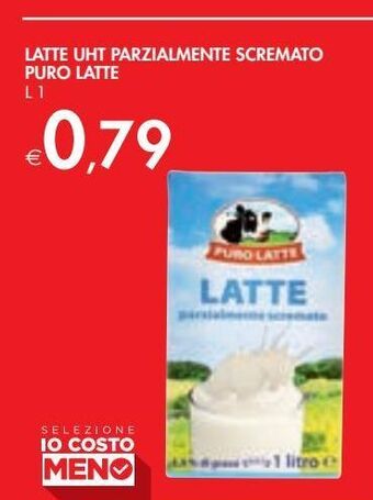 Bennet Latte uht parzialmente scremato puro latte offerta