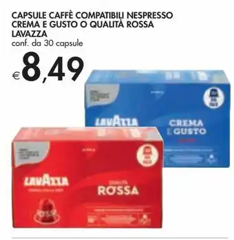 Bennet Capsule di caffè compatibili nespresso crema e gusto o qualità rossa lavazza offerta