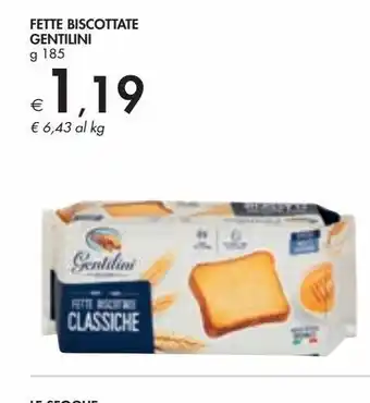 Bennet Fette biscottate gentilini offerta