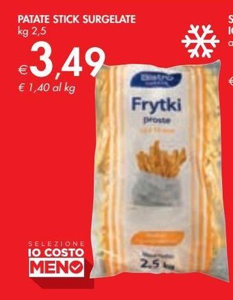Bennet Patate stick surgelate offerta