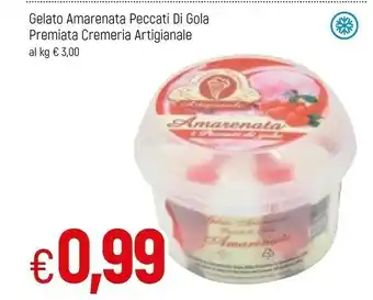 Famila Premiata Cremeria Artigianale Gelato Amarenata Peccati Di Gola offerta