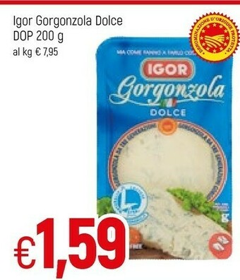 Famila Igor - Gorgonzola Dolce 200 G(ml) offerta