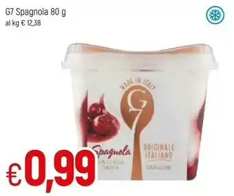 Famila G7 - Spagnola Gelato Originale Italiano 80 G(ml) offerta