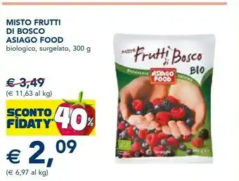 Esselunga Asiago food Misto Frutti Di Bosco Bio Surgelati 300 G(ml) offerta