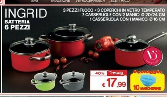 Satur Batteria pentole offerta
