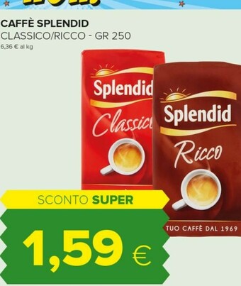 Tigre Splendid Caffè offerta