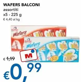 Migross Superstore Wafers balconi assortiti offerta