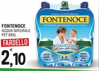 Fontenoce Acqua Naturale pet 6x2 L