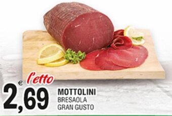 Al Discount Mottolini Bresaola Gran Gusto offerta