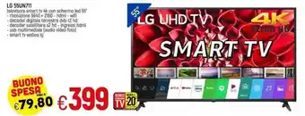 Galassia LG UHD Smart TV 55" 55UN711 offerta