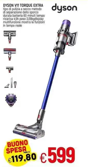 Galassia Dyson V11 Torque Extra offerta