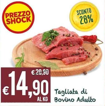 Banco Fresco Tagliata di Bovino Adulto offerta