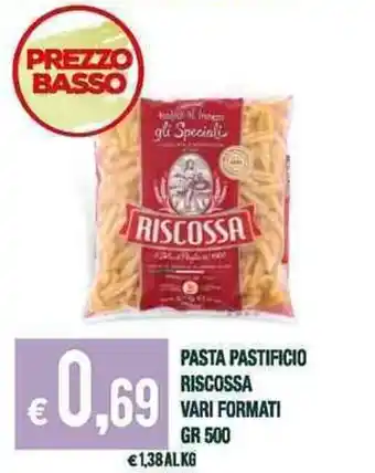 Banco Fresco Pasta Pastificio Riscossa Vari Formati gr 500 offerta
