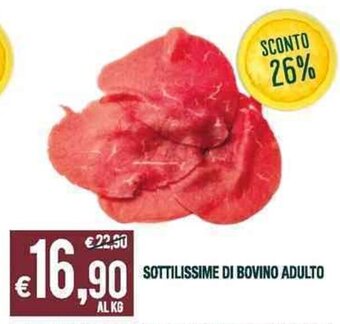 Banco Fresco Sottilissime Di Bovino Adulto offerta