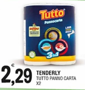 Al Discount Tenderly Tutto panno carta x2 offerta
