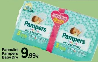 Eolo Pampers Baby Dry Pannolini offerta