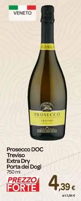 Eolo Prosecco DOC Treviso Extra Dry Porta del Dogi 750 ml offerta